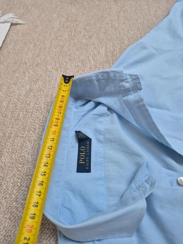 Pastel Blue Polo Ralph Lauren Oxford Shirt Size 16 – photo 11